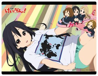 けいおん　スーパーマルチクロス けいおん！5thあにばーさりー♪ デラックスマルチクロス 全1種 縦：約