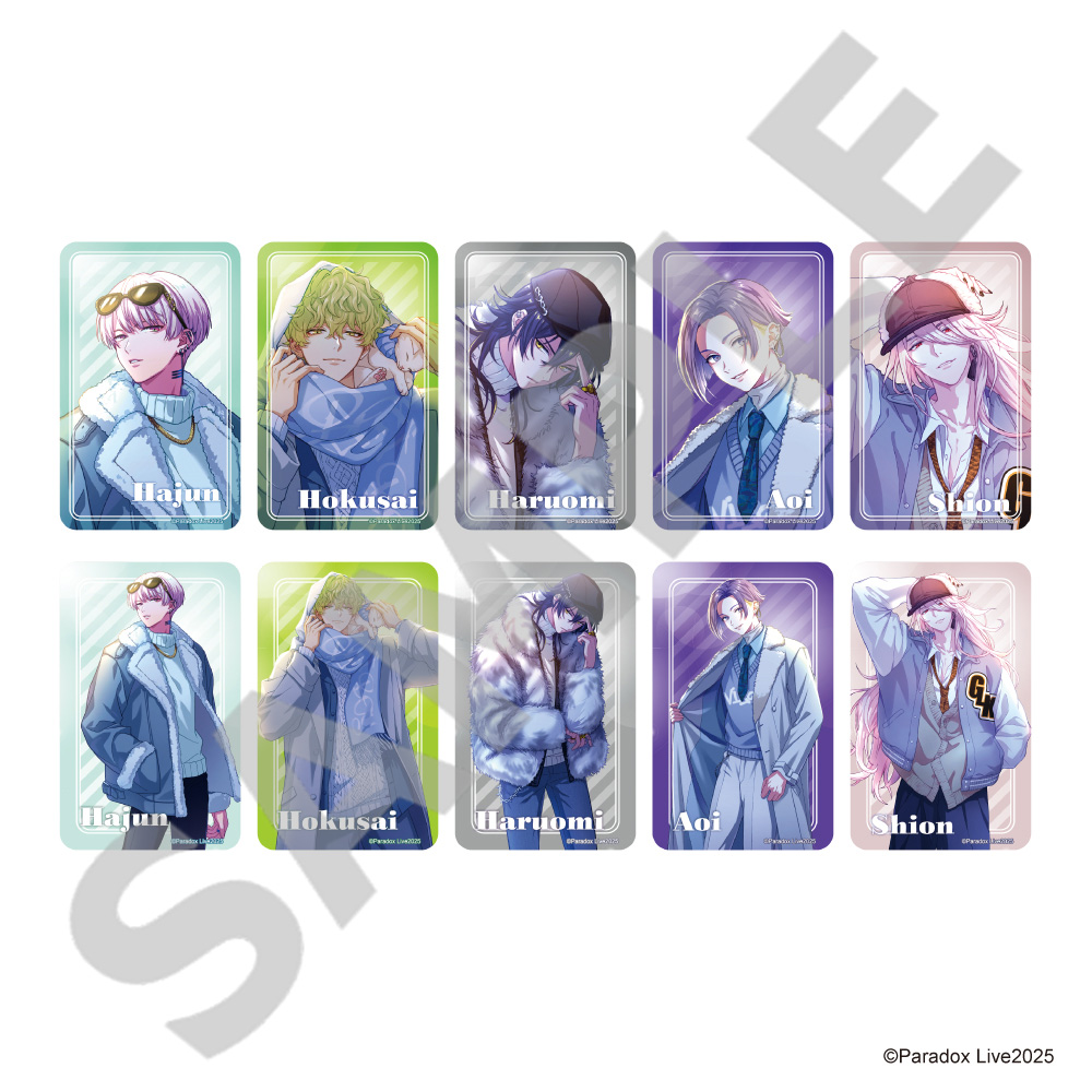 ParadoxLive_トレーディングホログラムクリアシート（2枚入り）　【BOX／5パック入り】