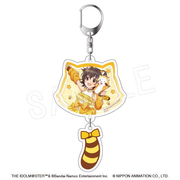 アイドルマスター シンデレラガールズ×ラスカル_しっぽ付き2連アクリルキーホルダー 赤城みりあ