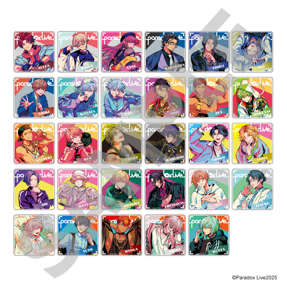ParadoxLive_トレーディングアクリルコースター 【BOX／29個入り