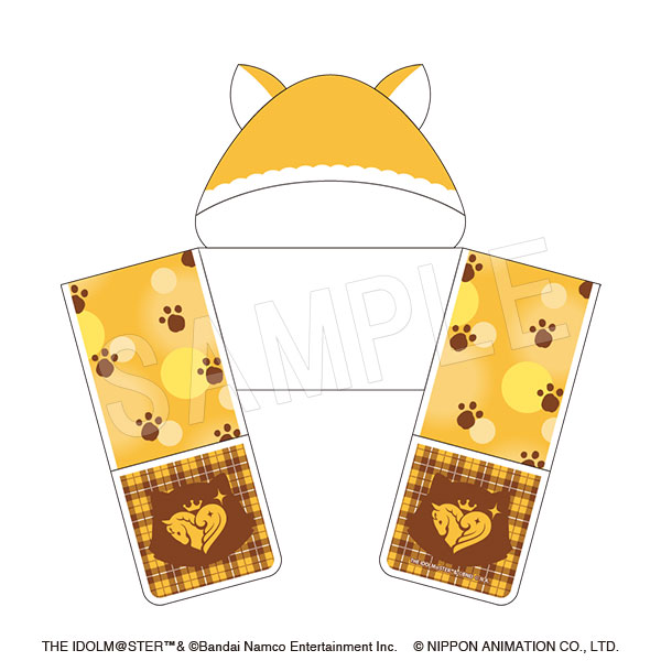 アイドルマスター シンデレラガールズ×ラスカル_仁奈とおそろい!ラスカル風もふもふフード付きマフラー