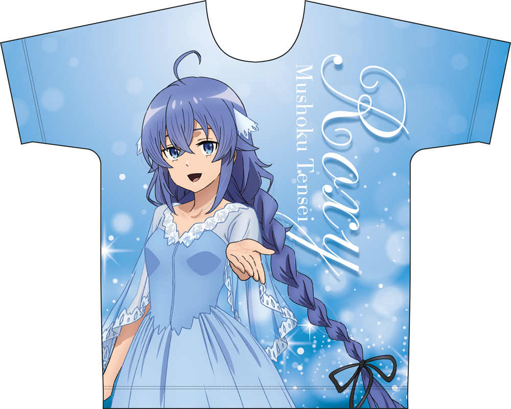 無職転生? ?異世界行ったら本気だす?_XLサイズ_フルグラフィックTシャツ ロキシー(5周年記念)