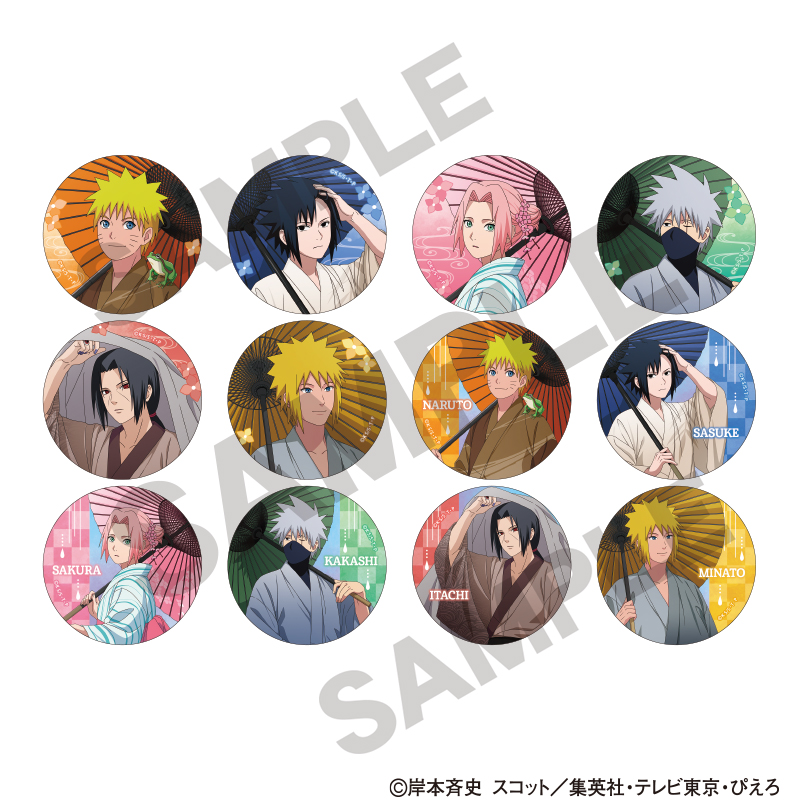 NARUTO-ナルト- 疾風伝_トレーディング缶バッジ　五月雨　【コンプリートBOX／12個入り】