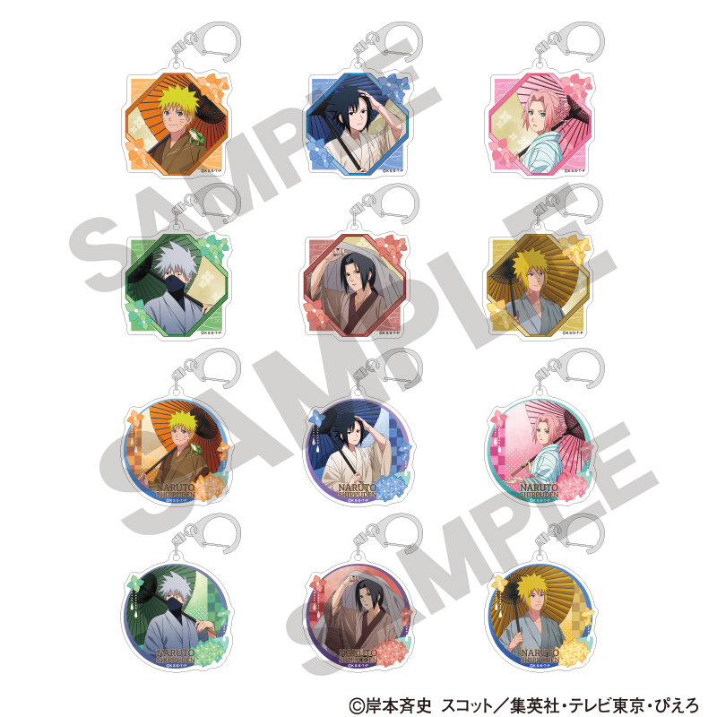 NARUTO-ナルト- 疾風伝_トレーディングアクリルキーホルダー　五月雨　【コンプリートBOX／12個入り】