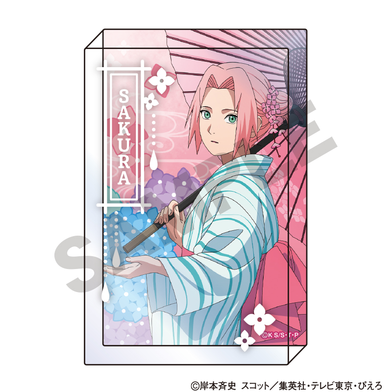 NARUTO-ナルト- 疾風伝_アクリルブロック　春野サクラ　五月雨