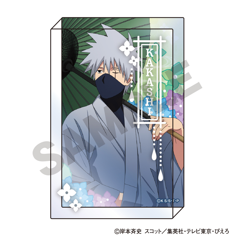 NARUTO-ナルト- 疾風伝_アクリルブロック　はたけカカシ　五月雨