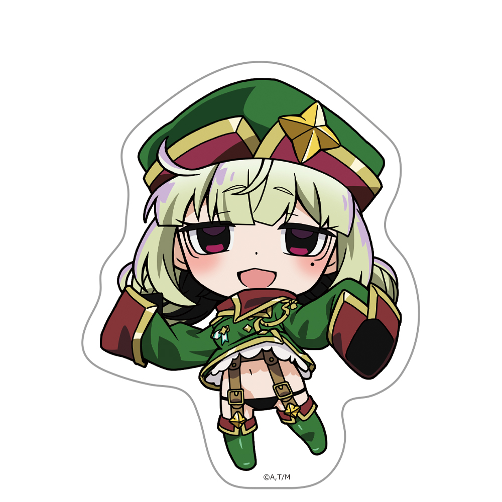 魔法少女にあこがれて_ダイカットステッカー レオパルト デフォルメver.