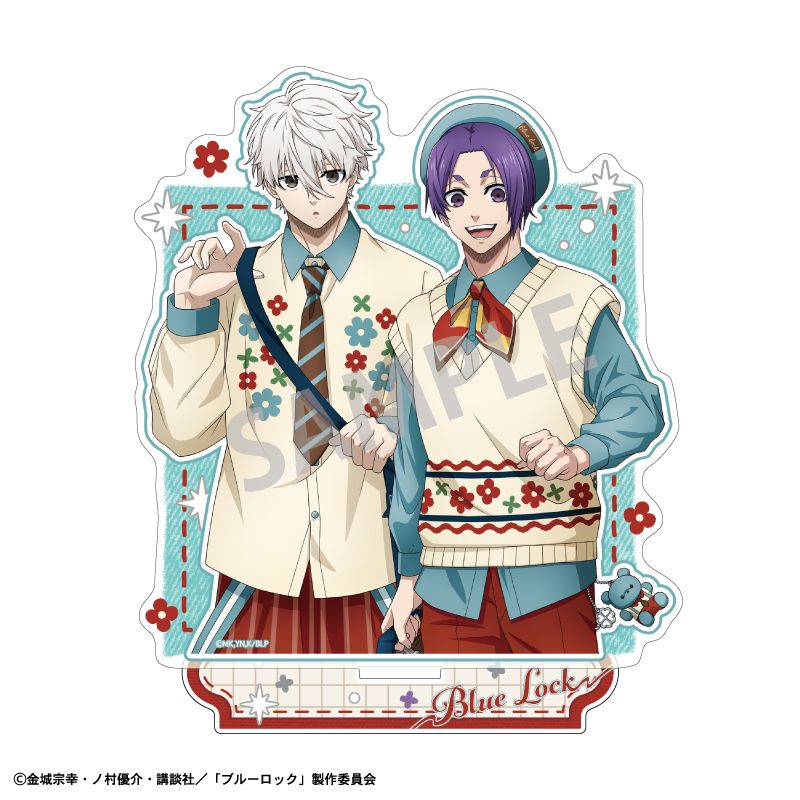 ブルーロック_ペアアクリルスタンド 凪 誠士郎＆御影 玲王／カントリー