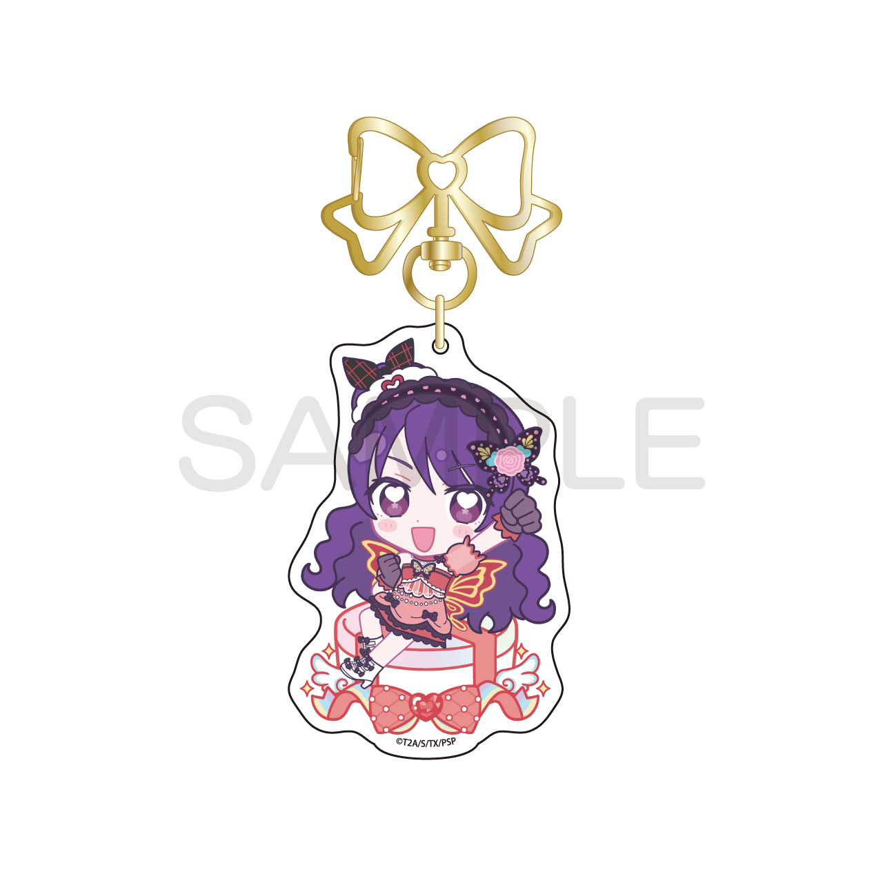 プリティーシリーズ_きゃらっぴん アクリルキーホルダー みあ