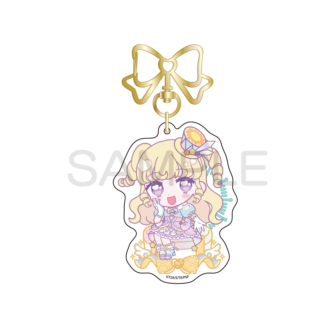 プリティーシリーズ_きゃらっぴん アクリルキーホルダー ゆい