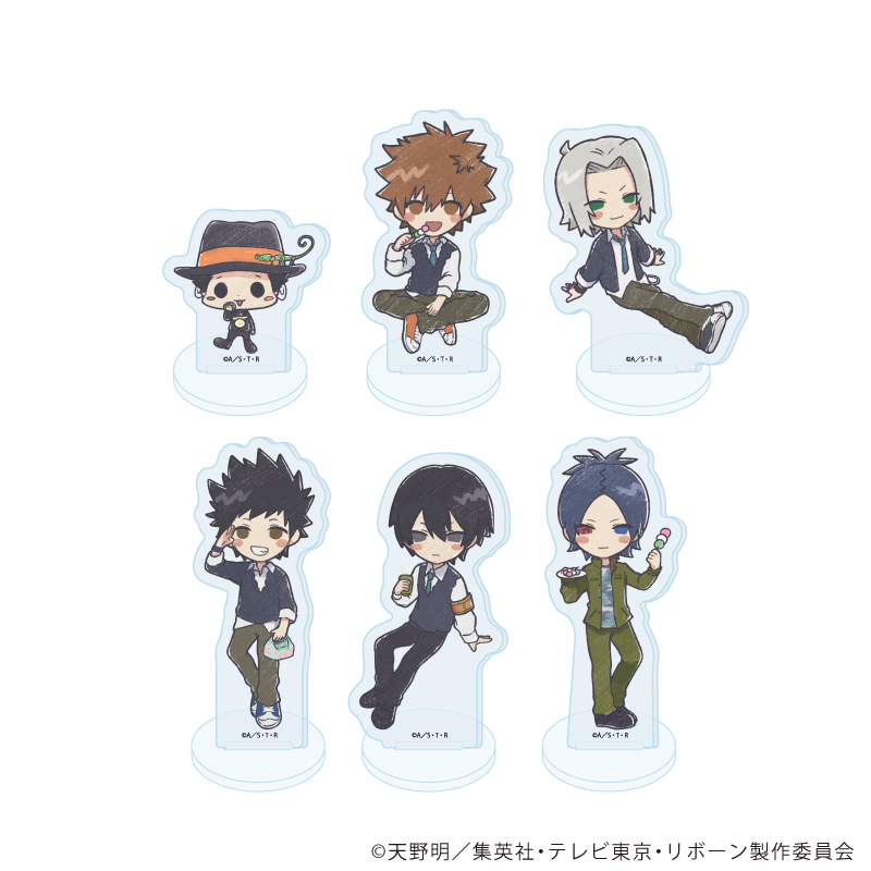 家庭教師ヒットマンREBORN!_アクリルぷちスタンド32/コンプリートセット(全6種)(グラフアートイラスト)【コンプリートセット／6個入り】
