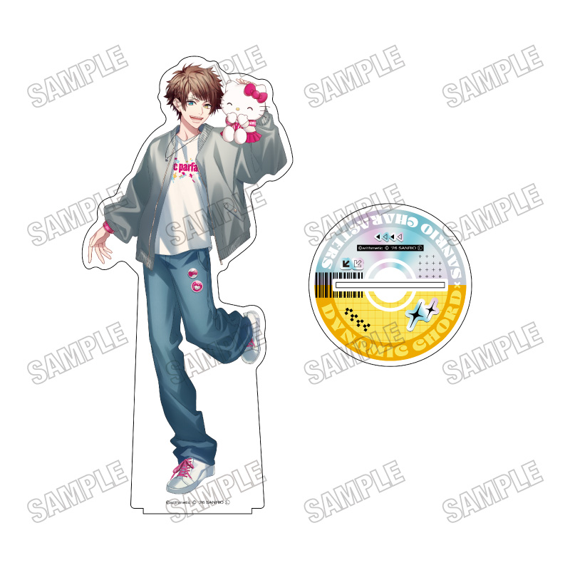 DYNAMIC CHORD×サンリオキャラクターズ_BIGアクリルスタンドLL1 King×ハローキティ