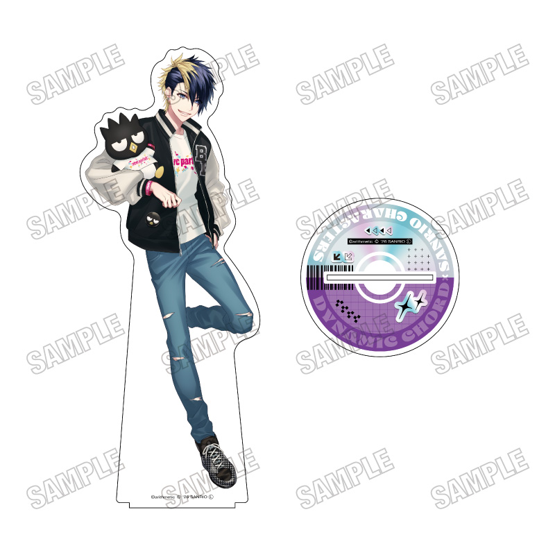 DYNAMIC CHORD×サンリオキャラクターズ_BIGアクリルスタンドLL3 Rook×バッドばつ丸