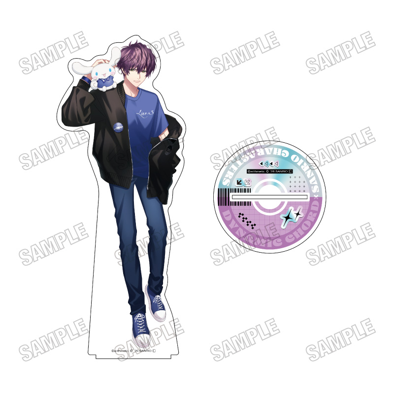 DYNAMIC CHORD×サンリオキャラクターズ_BIGアクリルスタンドLL5 檜山朔良×シナモロール