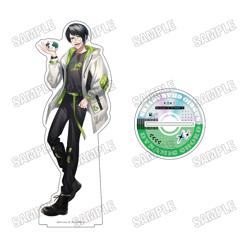 DYNAMIC CHORD×サンリオキャラクターズ_BIGアクリルスタンドLL15 UK×かしわんこもち