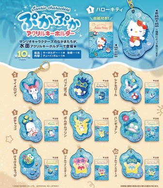 サンリオキャラクターズ_シークレットデニム風刺繍缶バッジ【BOX／12個