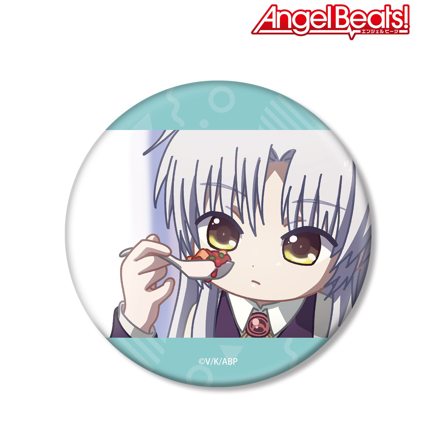 Angel Beats!_立華かなで ゆるコマ BIG缶バッジ