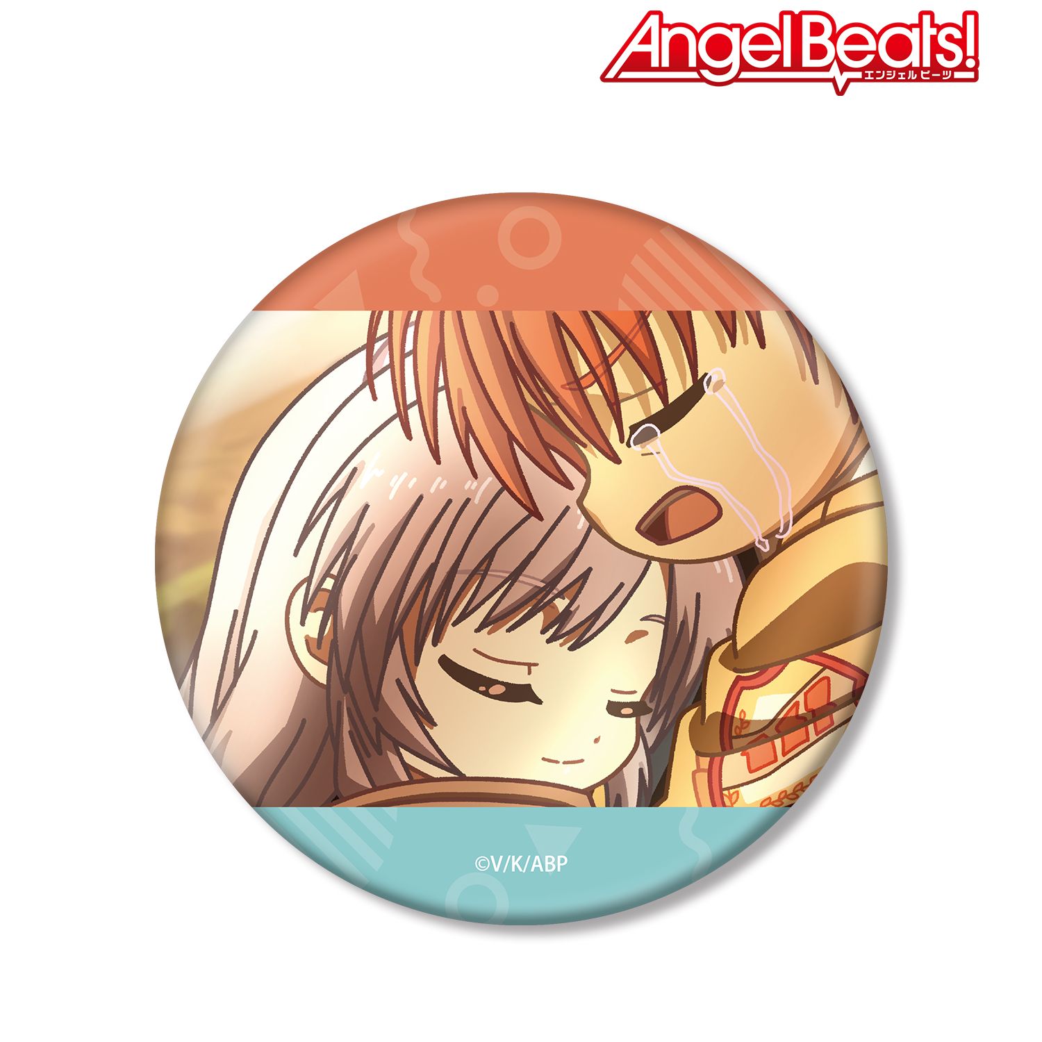 Angel Beats!_立華かなで&音無結弦 ゆるコマ BIG缶バッジ
