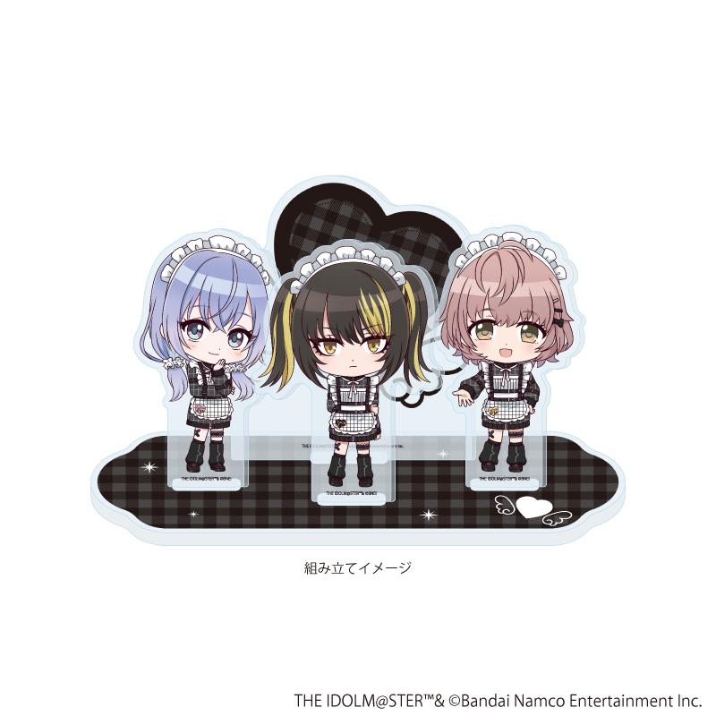 アイドルマスター シャイニーカラーズ_アクリルジオラマ11/283プロ コメティック 黒色天使ver.(ミニキャライラスト)
