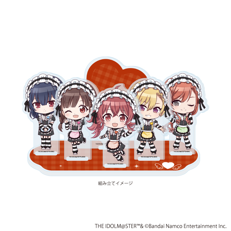 アイドルマスター シャイニーカラーズ_アクリルジオラマ12/283プロ 放課後クライマックスガールズ 黒色天使ver.(ミニキャライラスト)