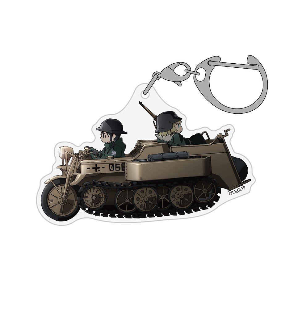 少女終末旅行_ケッテンクラートとチト&ユーリ アクリルマルチキーホルダー