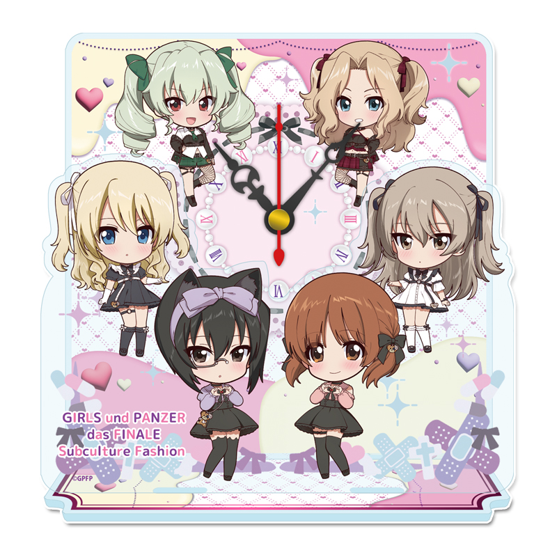 ガールズ＆パンツァー 最終章_ぷちちょこミニアクリル置時計【サブカル