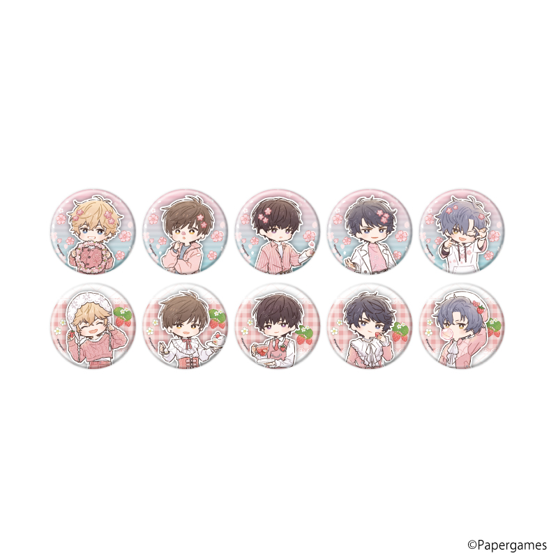 恋とプロデューサー?EVOL×LOVE?_缶バッジ39/コンプリートセット(全10種)(グラフアートイラスト)【BOX/10個入り】【コンプリートセット】