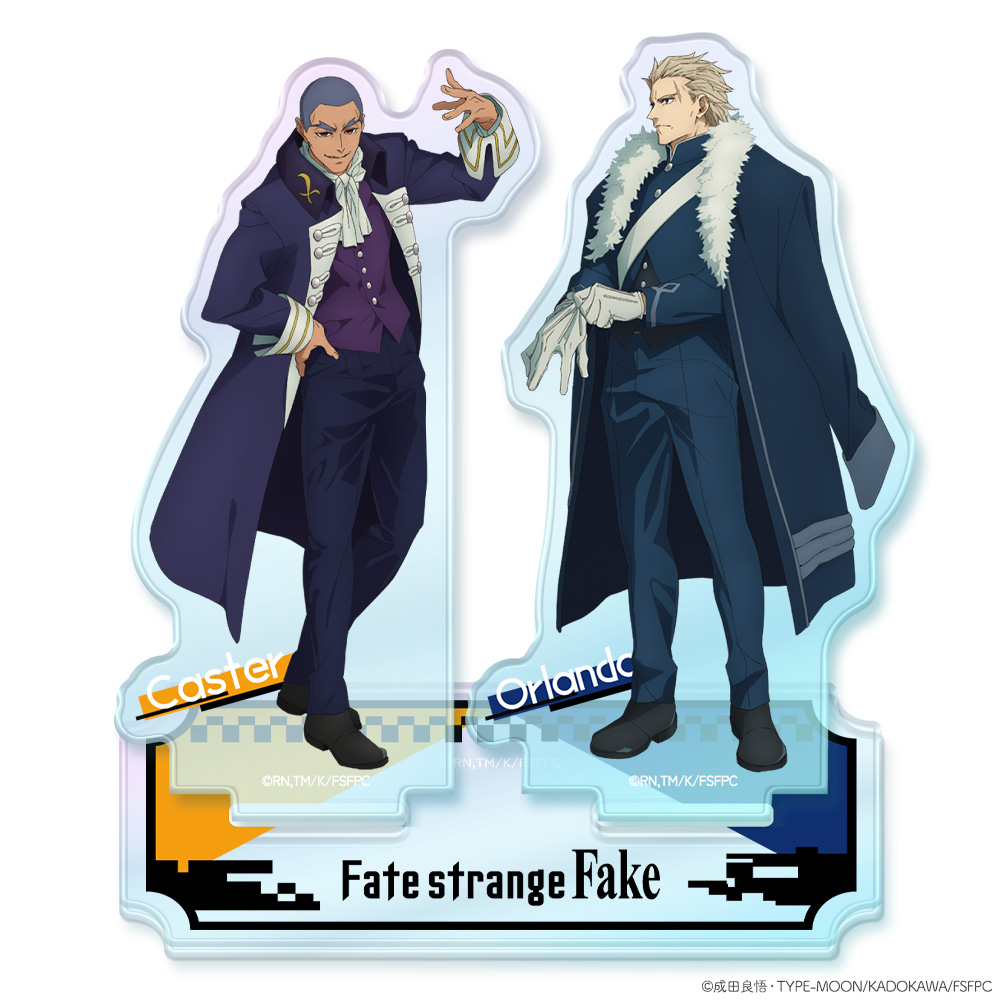 Fate/strange Fake_オーロラアクリルニコスタンド　オーランド・リーヴ＆キャスター