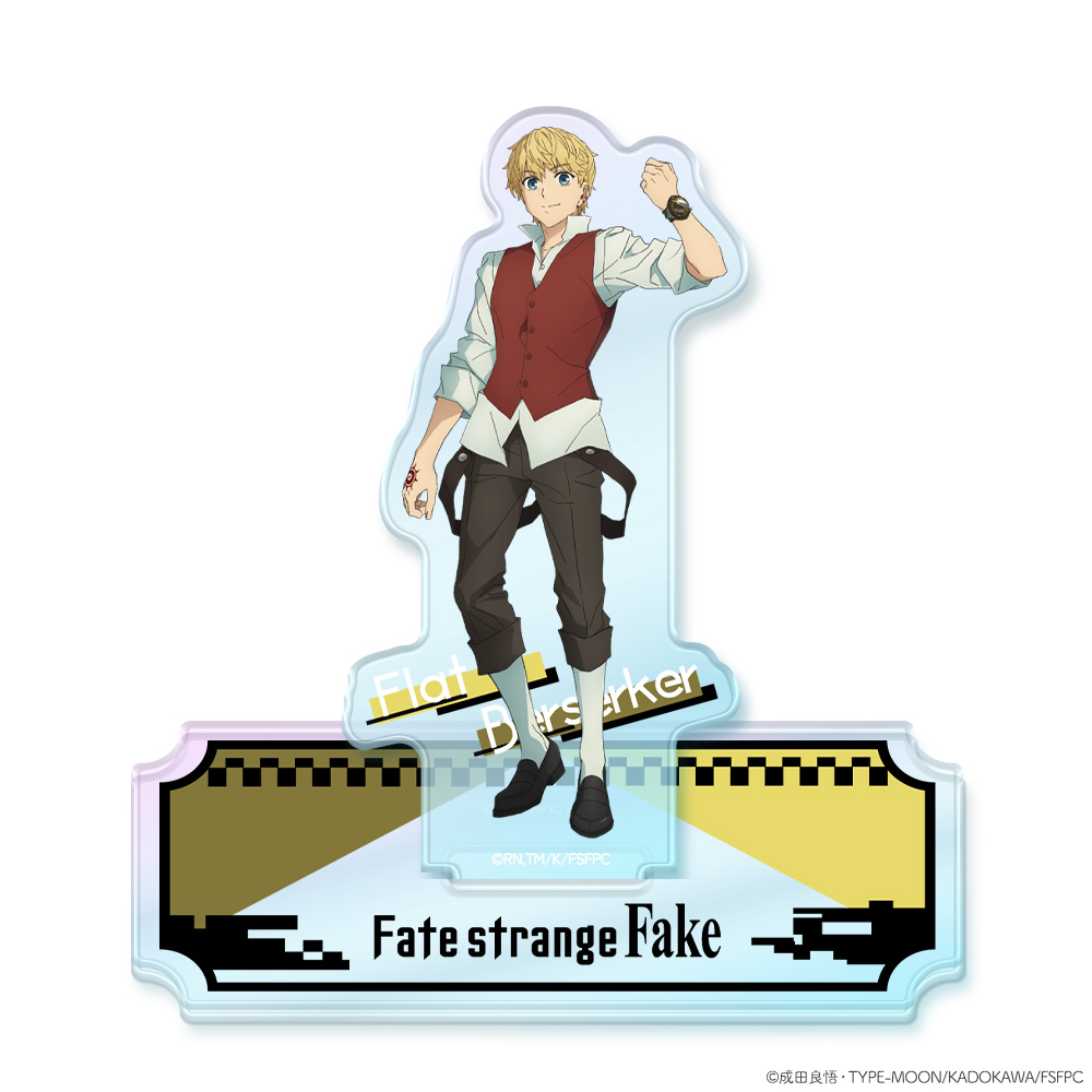 Fate/strange Fake_オーロラアクリルニコスタンド　フラット・エスカルドス＆バーサーカー