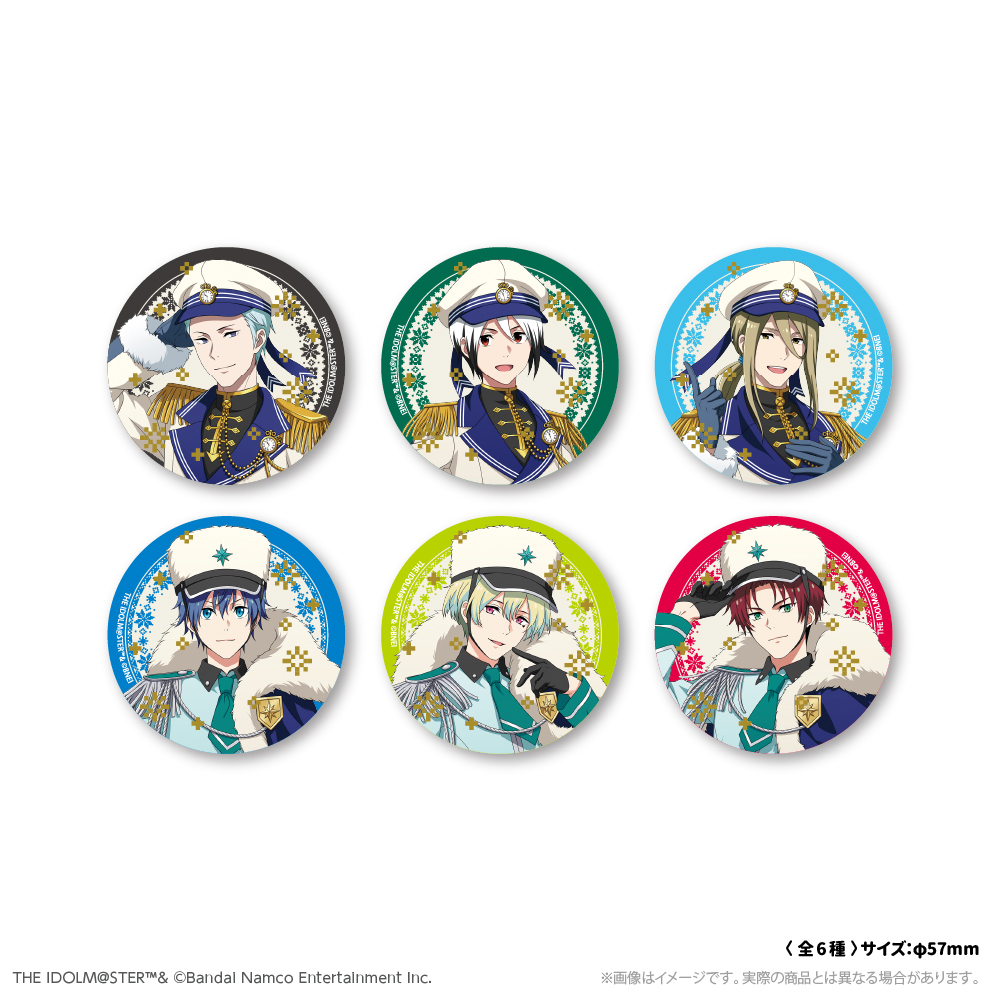 アイドルマスター SideM_描き下ろし箔押し缶バッジ WPFver.（ランダム6