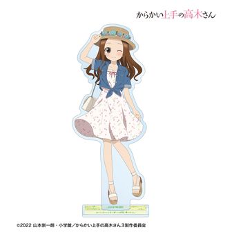 からかい上手の高木さん タペストリー&アクスタ からかい上手の高木さん』ピンクとブラック、ガーリーな装いの高木さん