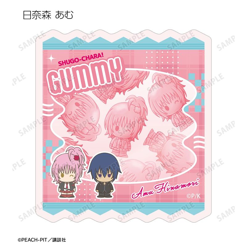 しゅごキャラ　スイパラ　クリアカード　日奈森あむ 月詠イクト 海里 キャラクリアケース「しゅごキャラ！」02/日奈森あむ＆月詠イクト