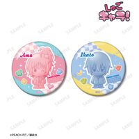 しゅごキャラ！_日奈森 あむ&月詠 イクト petit-sserie 缶バッジ2個