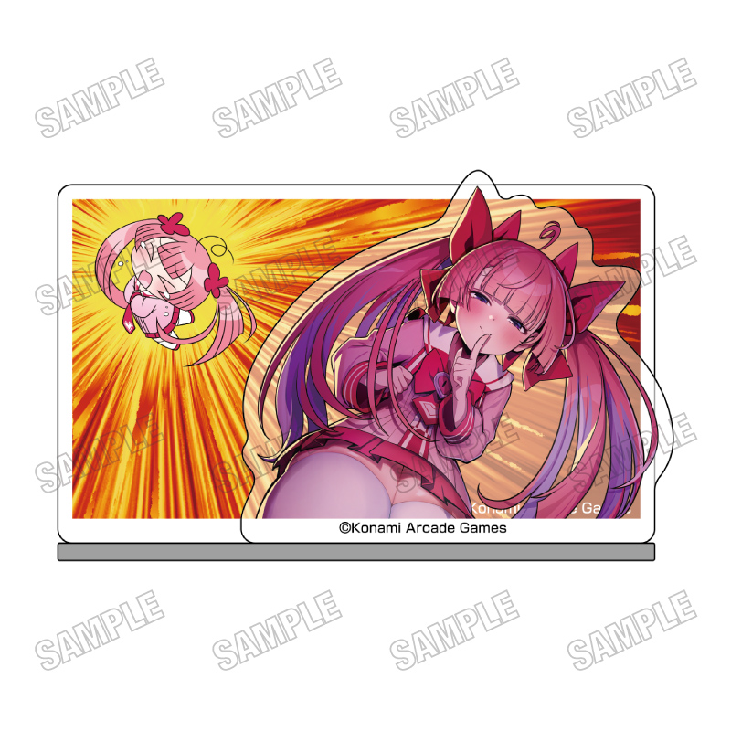 麻雀ファイトガール_ミニアクリルジオラマ【アガリver.】14ミツモト