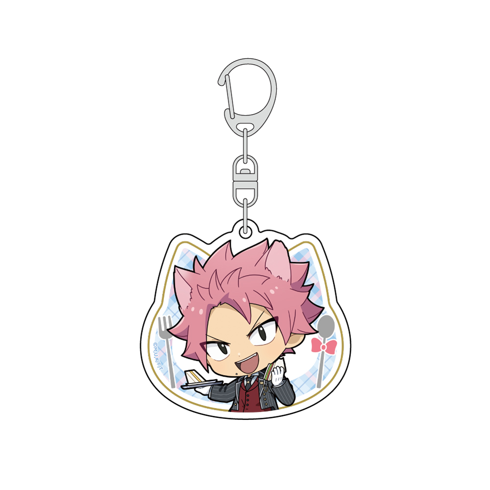 FAIRY TAIL 100年クエスト_アクリルキーホルダー(ナツ/猫耳給仕服)