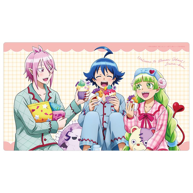 魔入りました!入間くん_描き下ろしラバーマット(パジャマパーティー