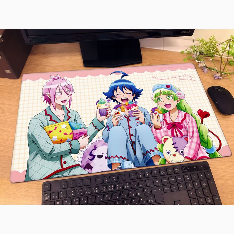 魔入りました!入間くん_描き下ろしラバーマット(パジャマパーティー