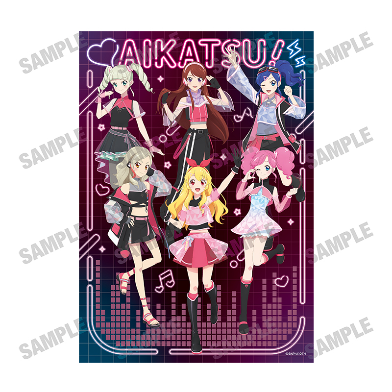 ピュアパレット　布ポスター2枚セット　アイカツ アイカツ! 10th STORY ~未来へのSTARWAY~_描き下ろし布ポスター