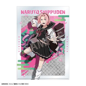 NARUTO-ナルト- 疾風伝_A4シングルクリアファイル 春野サクラ／学園