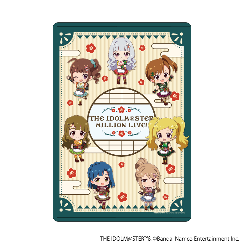 アイドルマスター ミリオンライブ！_キャラクリアケース08/集合デザイン 和風喫茶ver.(ミニキャライラスト)