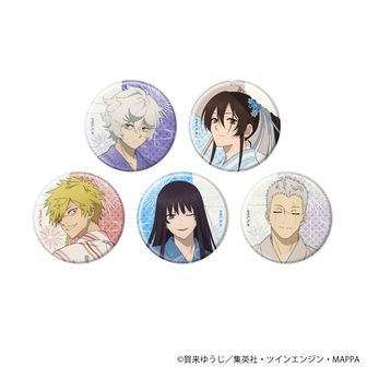 地獄楽_-彩リ花茶- トレーディング八角形缶バッジ 1BOX | 地獄楽公式