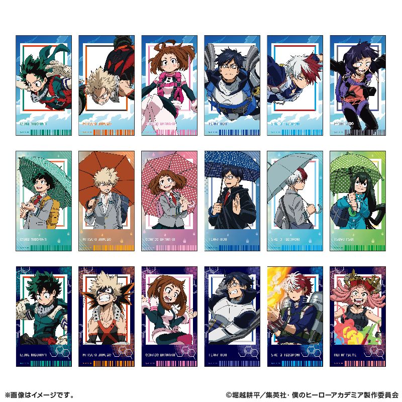僕のヒーローアカデミア_トレーディングクリアアートカード vol2