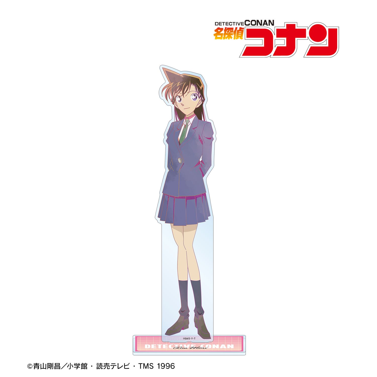 名探偵コナン 缶バッジ アクリルスタンド クリアカード コナン 蘭 名探偵コナン_毛利蘭 Ani-Art clear label 第2弾 特大アクリルスタンド