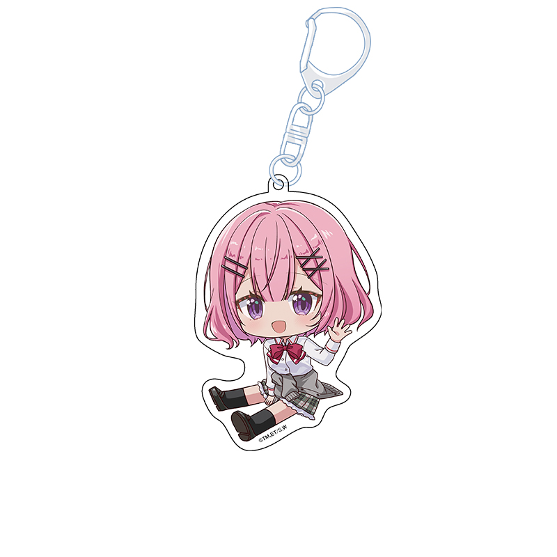 わたしが恋人になれるわけないじゃん、ムリムリ!（※ムリじゃなかった!?）_ぺたん娘アクリルキーホルダー 甘織 れな子