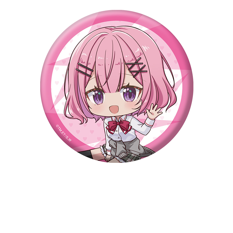 わたしが恋人になれるわけないじゃん、ムリムリ!（※ムリじゃなかった!?）_ぺたん娘缶バッジ 甘織 れな子
