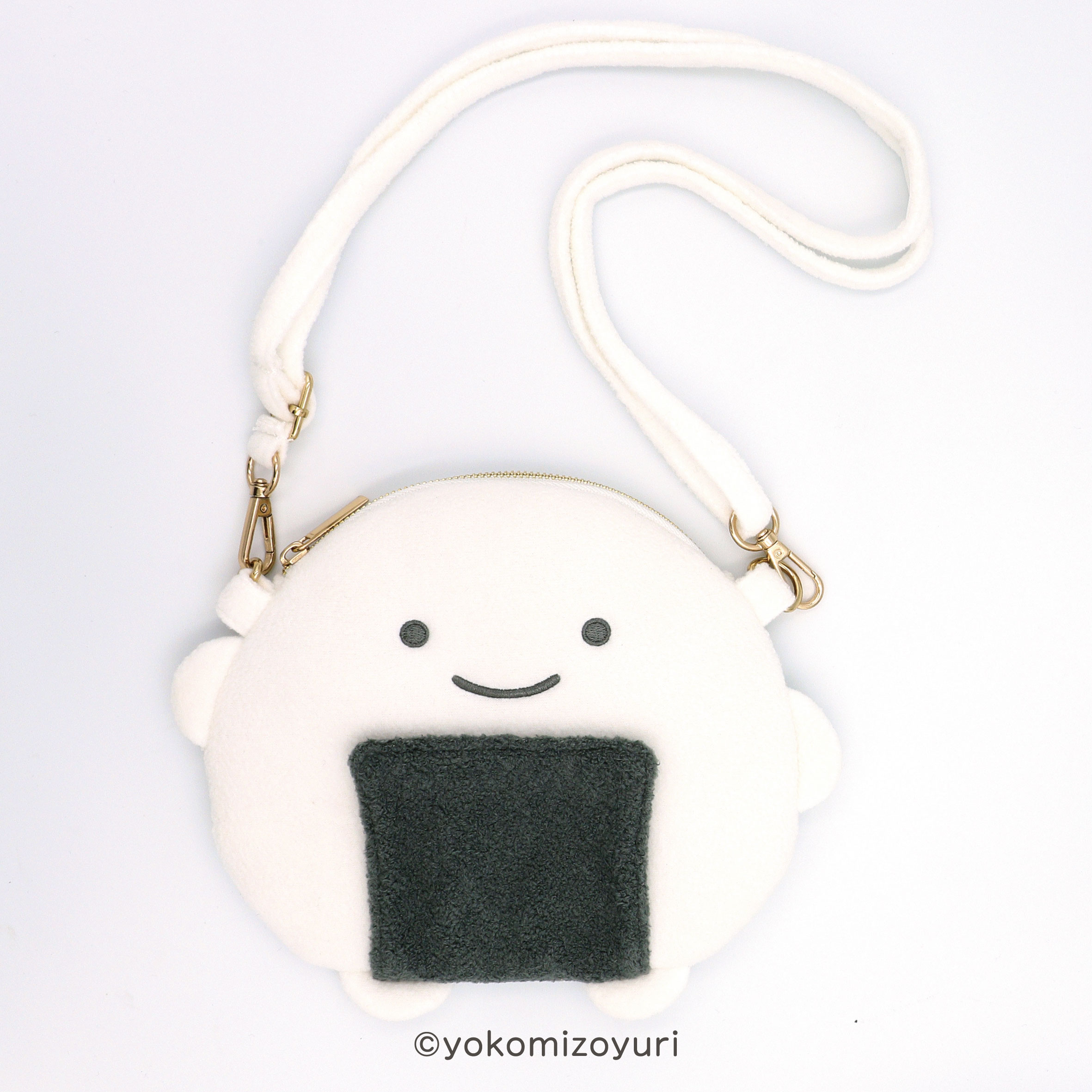 なんでもいきもの_おでかけポシェット のりおにぎり