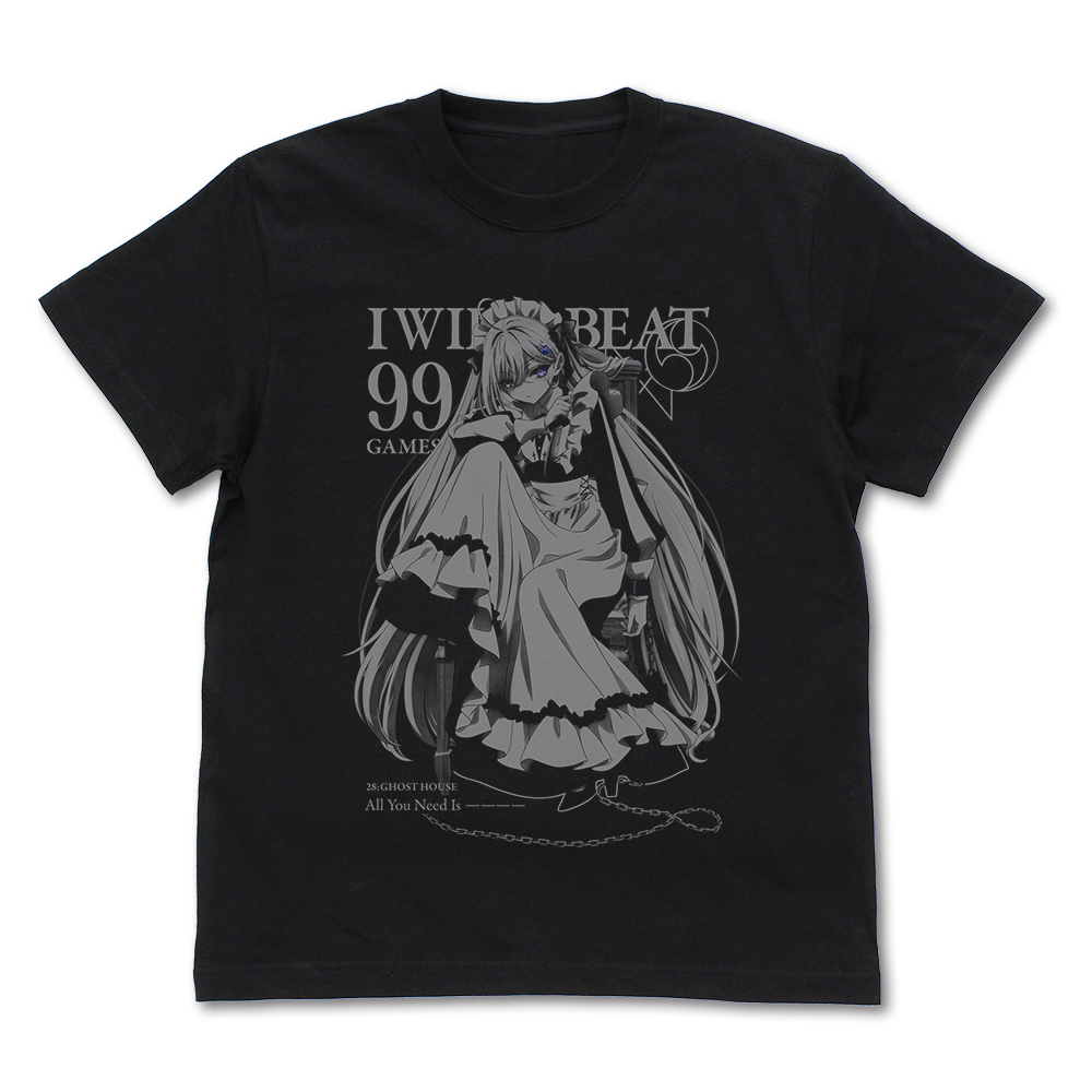 死亡遊戯で飯を食う。_Mサイズ_幽鬼 ゴーストハウス Tシャツ/BLACK