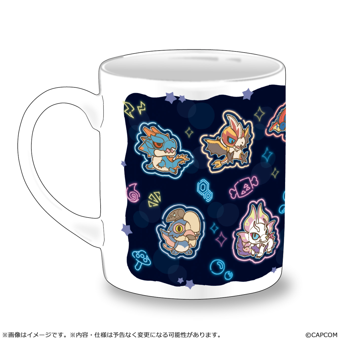 モンスターハンター_モンでふぉ マグカップ ネオンテーマ