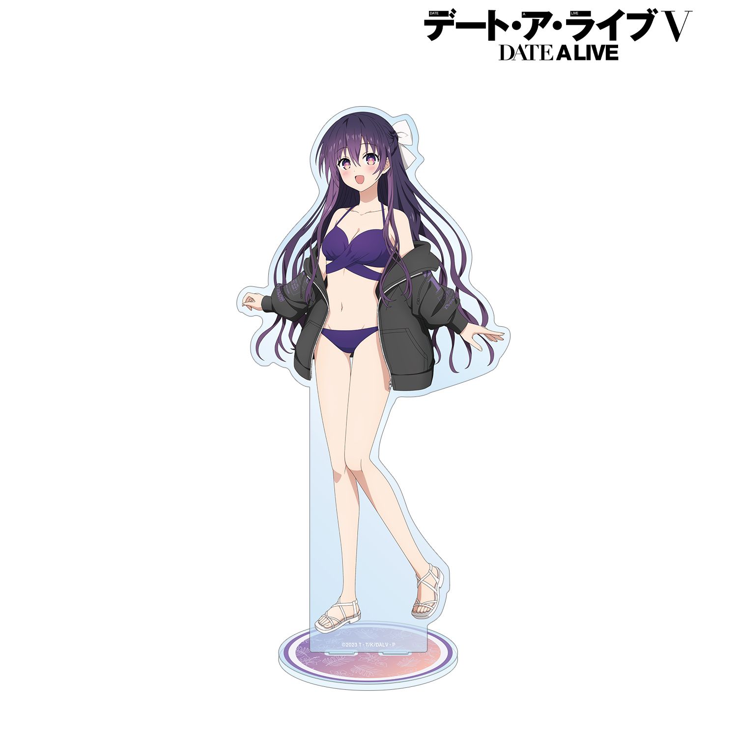 デート・ア・ライブV_描き下ろし 夜刀神十香 ビーチデートver. 特大アクリルスタンド