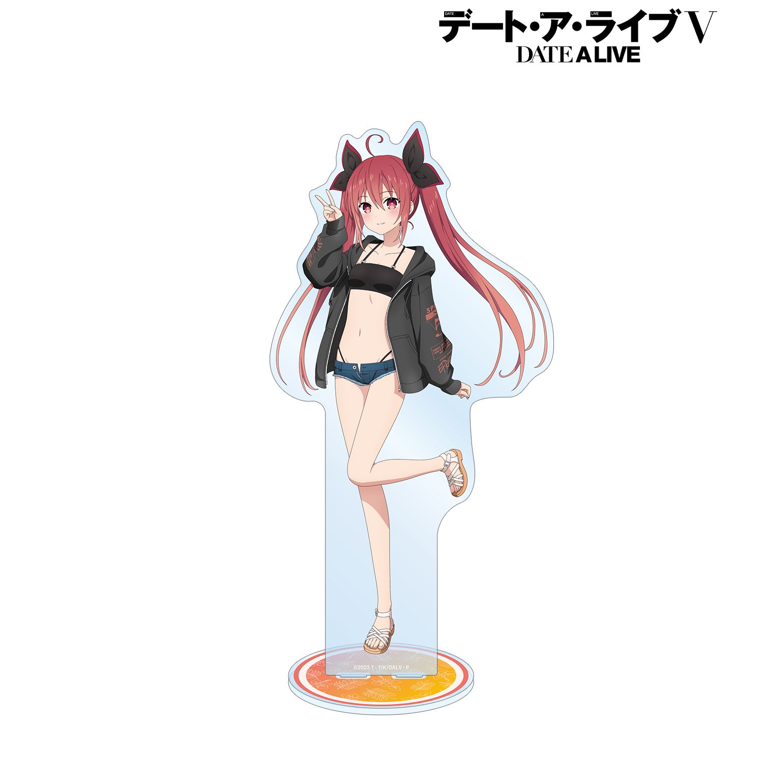 デート・ア・ライブV_描き下ろし 五河琴里 ビーチデートver. 特大アクリルスタンド